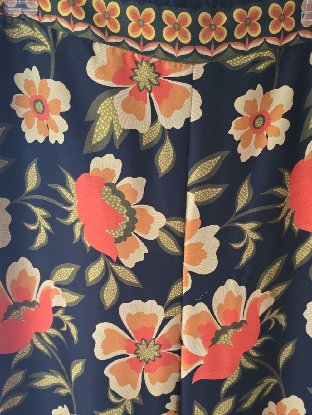 Floral, NEW, Wide Leg Pants, Sz XL